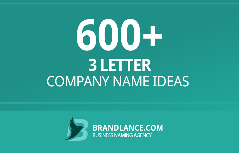 3 letter company name ideas for your new business venture