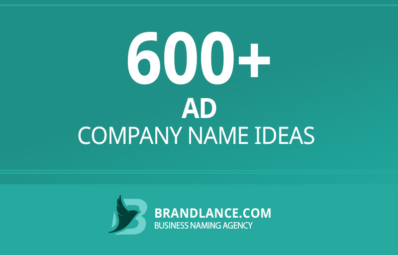 Ad company name ideas for your new business venture