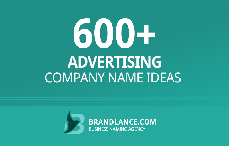 Advertising company name ideas for your new business venture
