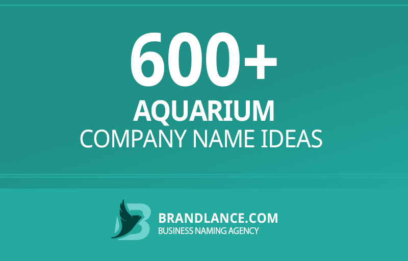 Aquarium company name ideas for your new business venture