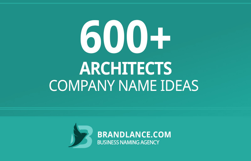 Architects company name ideas for your new business venture