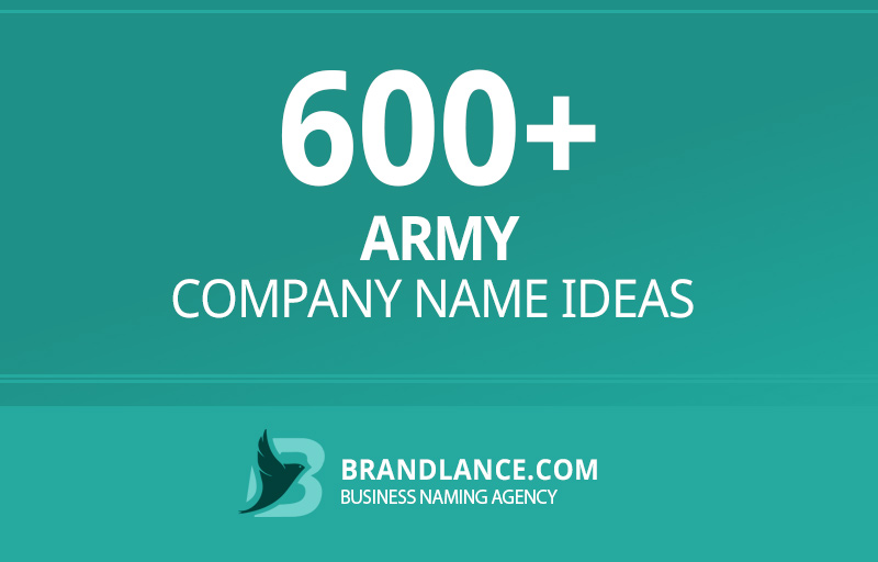 Army company name ideas for your new business venture