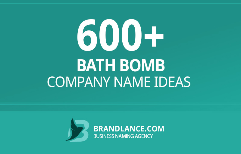 Bath bomb company name ideas for your new business venture