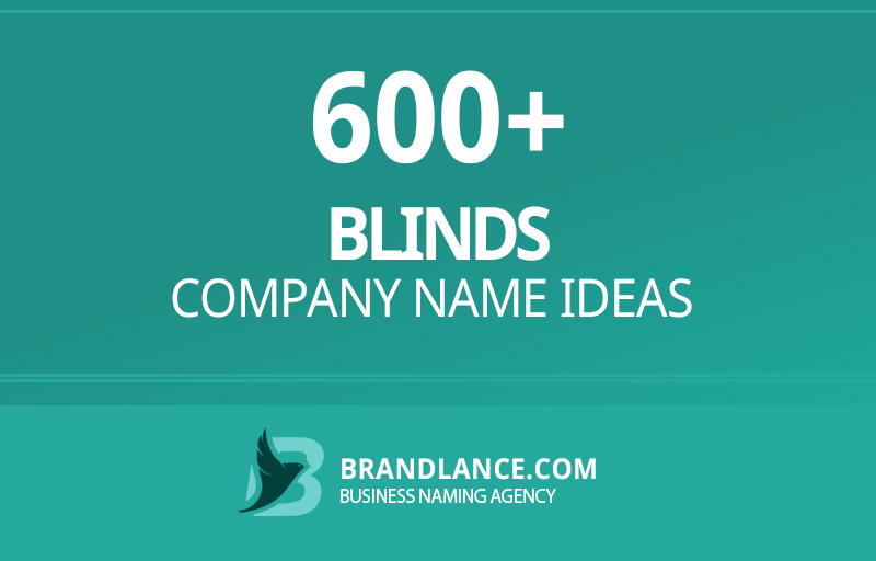 Blinds company name ideas for your new business venture