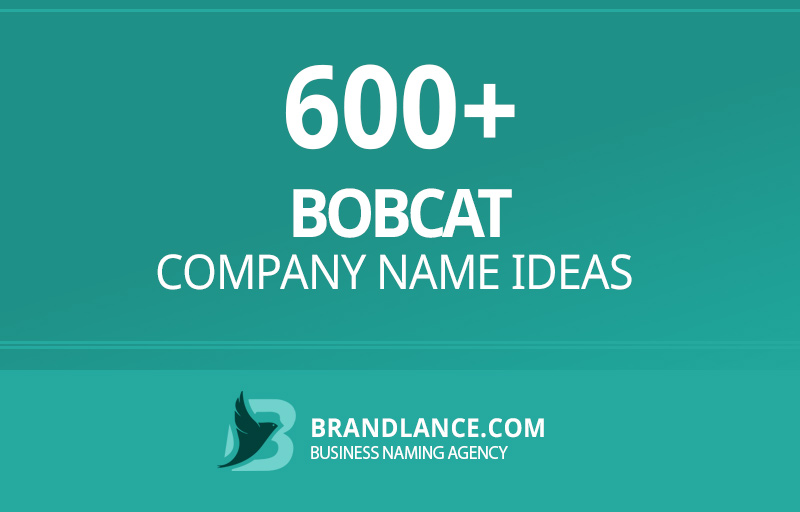 Bobcat company name ideas for your new business venture