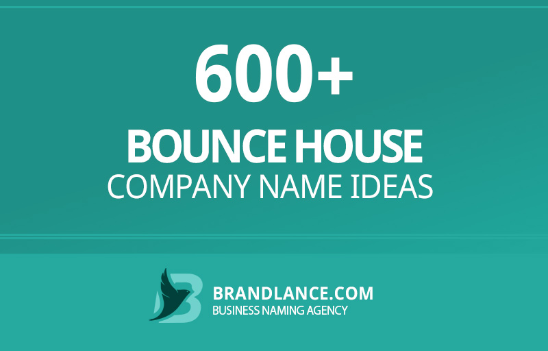 Bounce house company name ideas for your new business venture