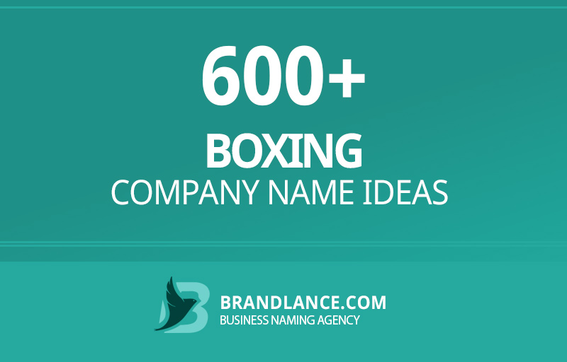 Boxing company name ideas for your new business venture