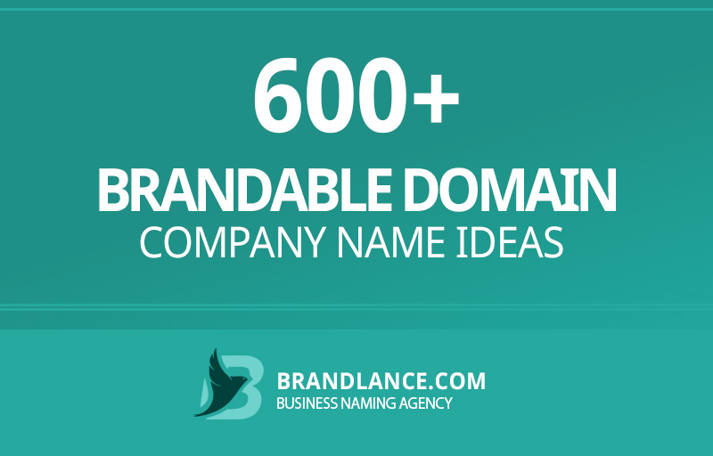 Brandable domain company name ideas for your new business venture