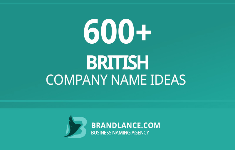 British company name ideas for your new business venture