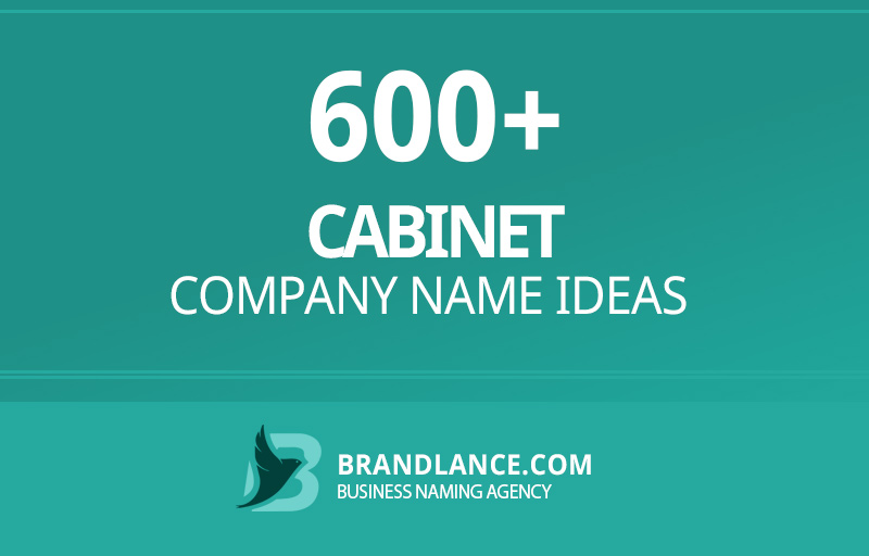 Cabinet company name ideas for your new business venture