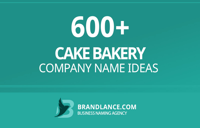 Cake bakery company name ideas for your new business venture