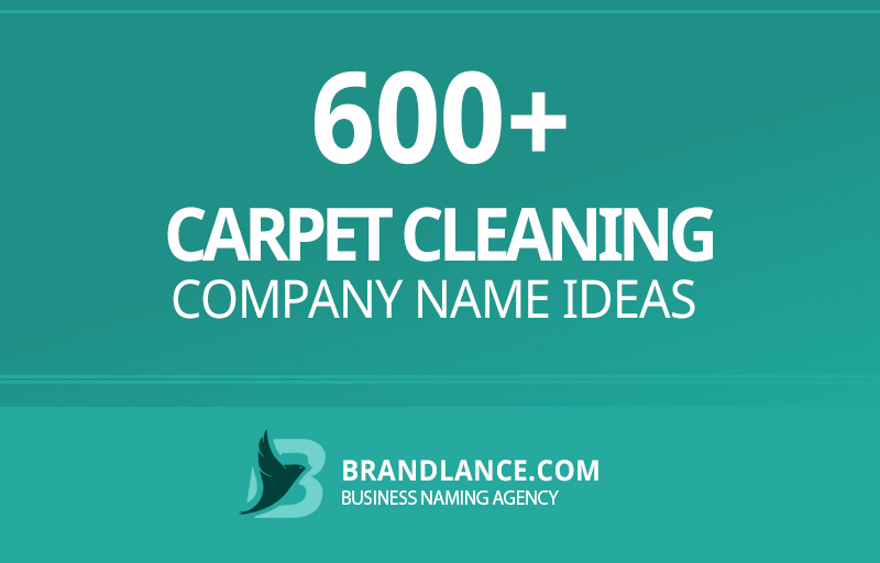 Carpet cleaning business name ideas