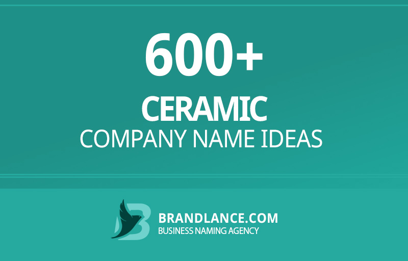 Ceramic company name ideas for your new business venture