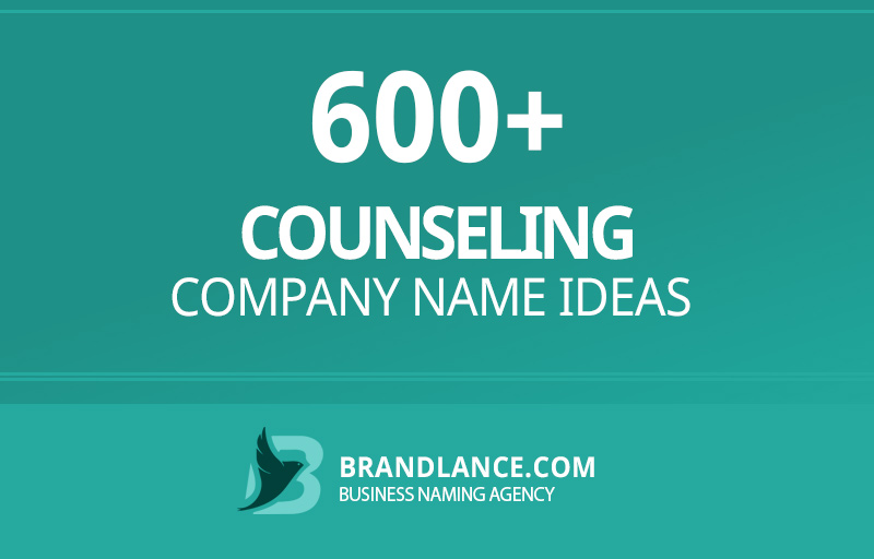 Counseling company name ideas for your new business venture