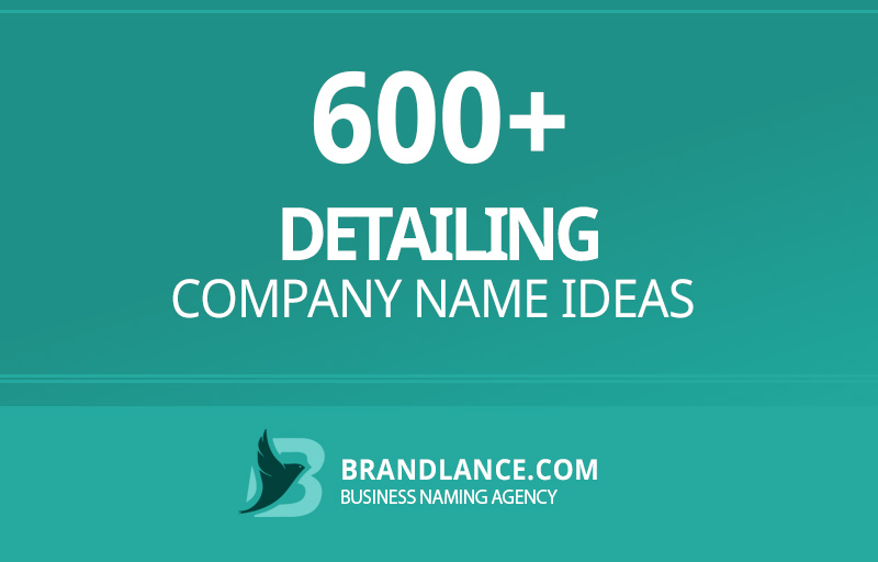 1502 Detailing Company Name Ideas List Generator (2024)