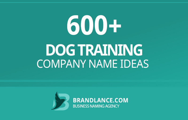 Dog training company name ideas for your new business venture