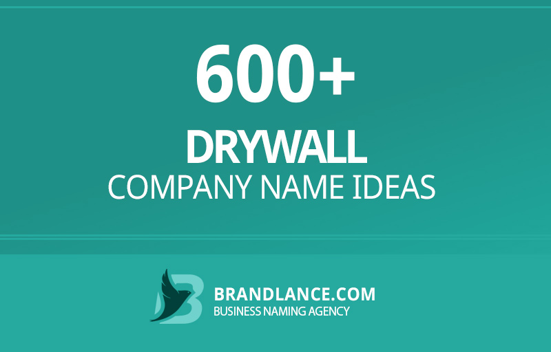 Drywall company name ideas for your new business venture