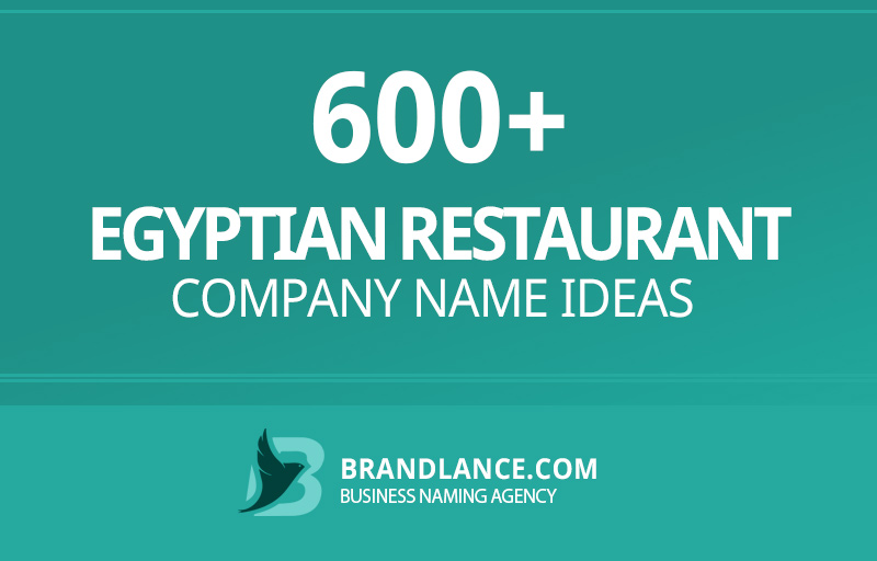 Egyptian restaurant company name ideas for your new business venture