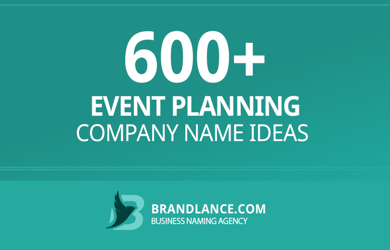 Event planning company name ideas for your new business venture