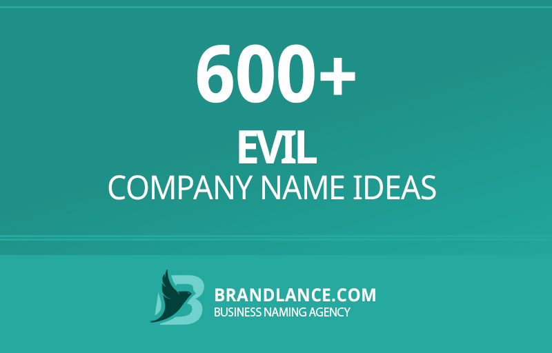 Evil company name ideas for your new business venture