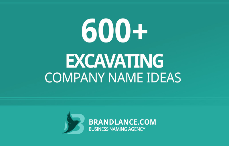 Excavating company name ideas for your new business venture