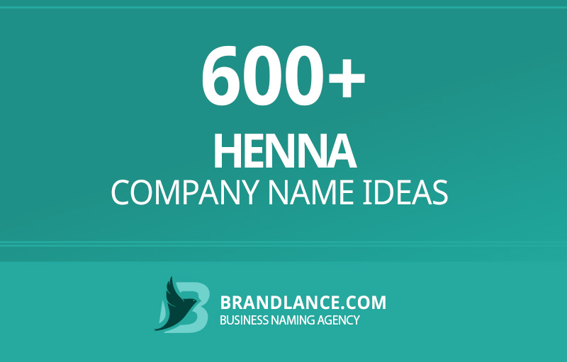 Henna company name ideas for your new business venture