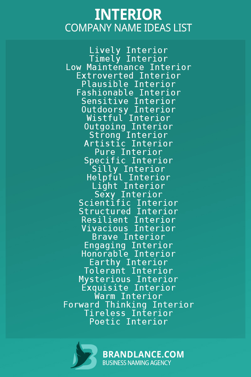 Ultimate Interior Design Name Generator: Discover the Perfect Name for Your Next Project