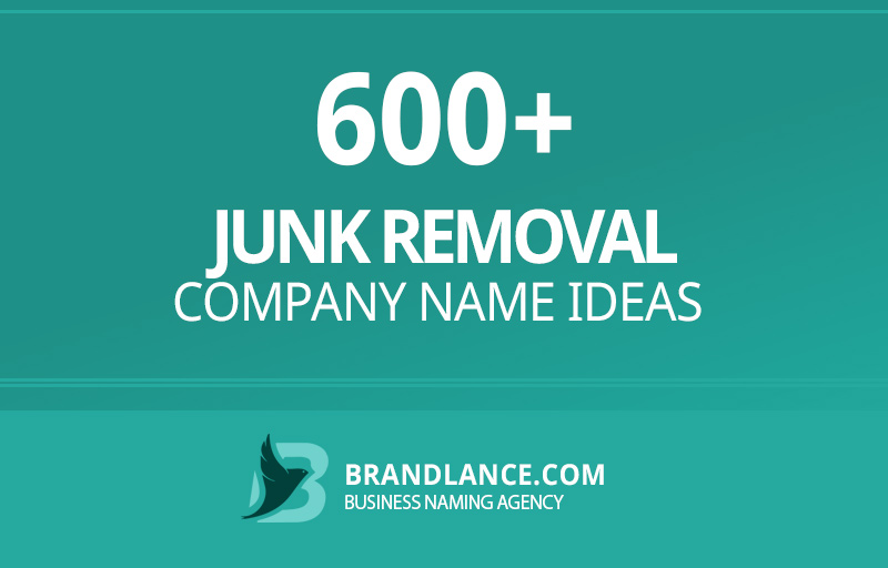 Junk removal company name ideas for your new business venture