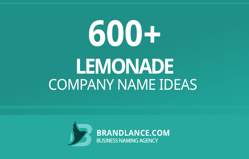 Lemonade company name ideas for your new business venture
