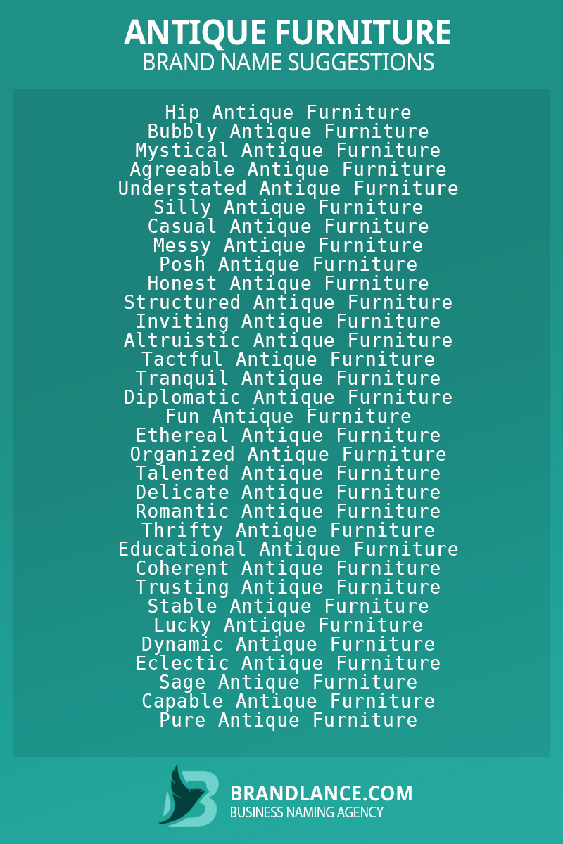 1000-antique-furniture-company-name-ideas-list-2024