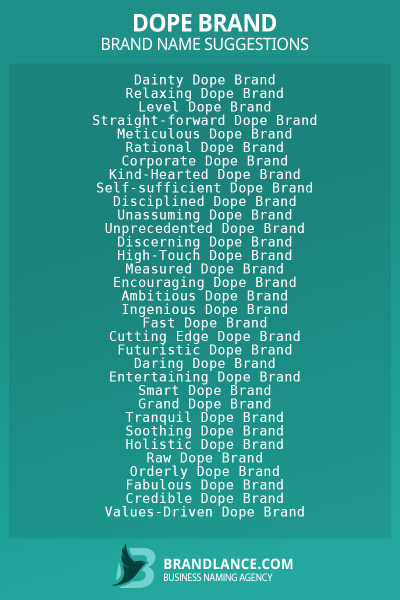 Unique clothing shop brand names