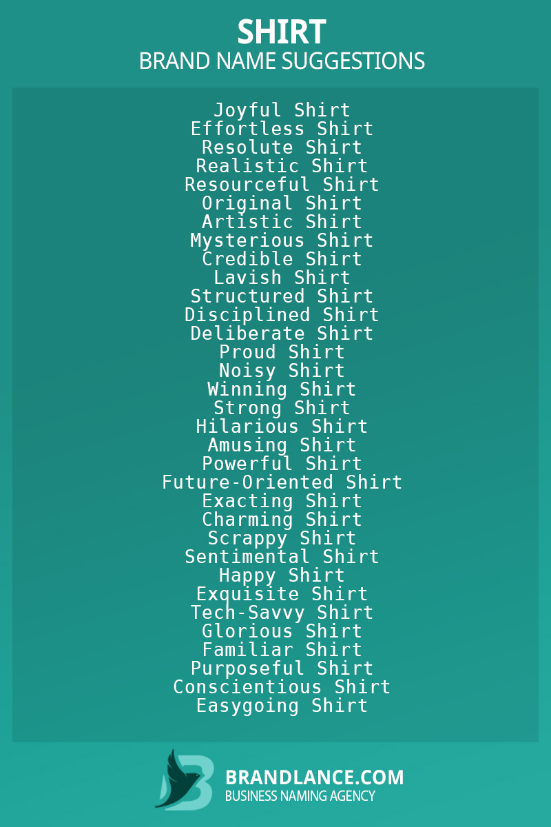 T shirt 2025 brand name list