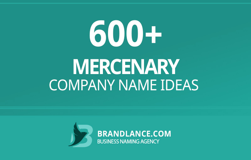 Mercenary company name ideas for your new business venture