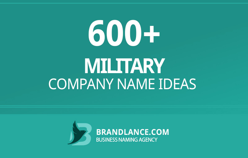 Military company name ideas for your new business venture