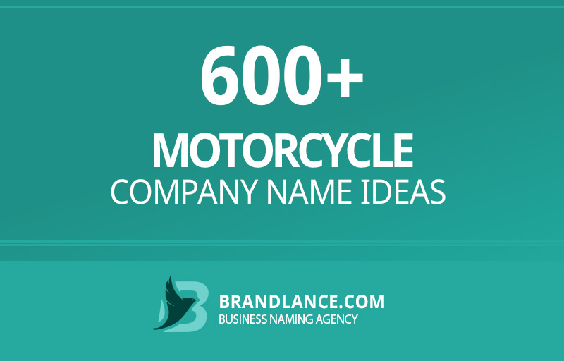 Motorcycle company name ideas for your new business venture