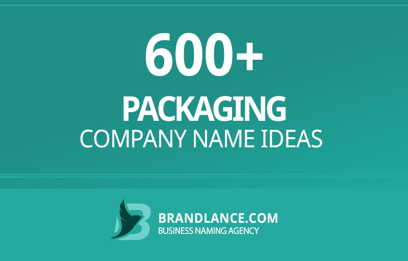Packaging company name ideas for your new business venture