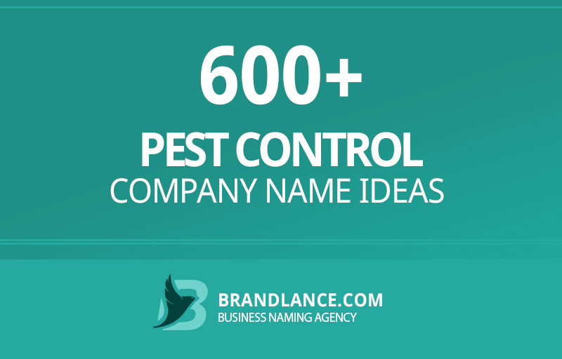 Pest control company name ideas for your new business venture