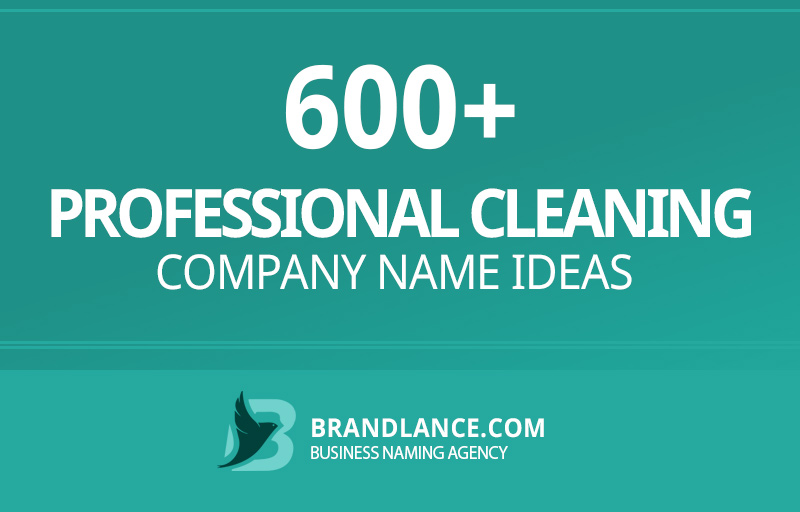 831+ Professional Cleaning Business Name List Generator