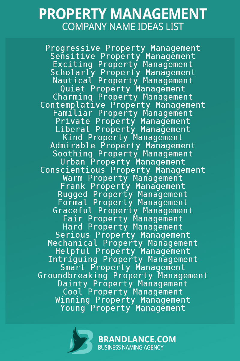 Property Manager Names