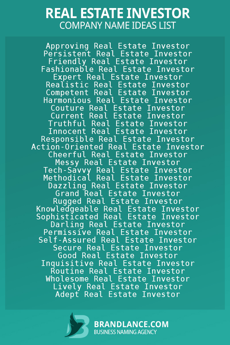 real-estate-investor-business-name-ideas-list-generator