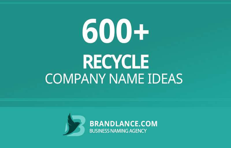 Recycle company name ideas for your new business venture