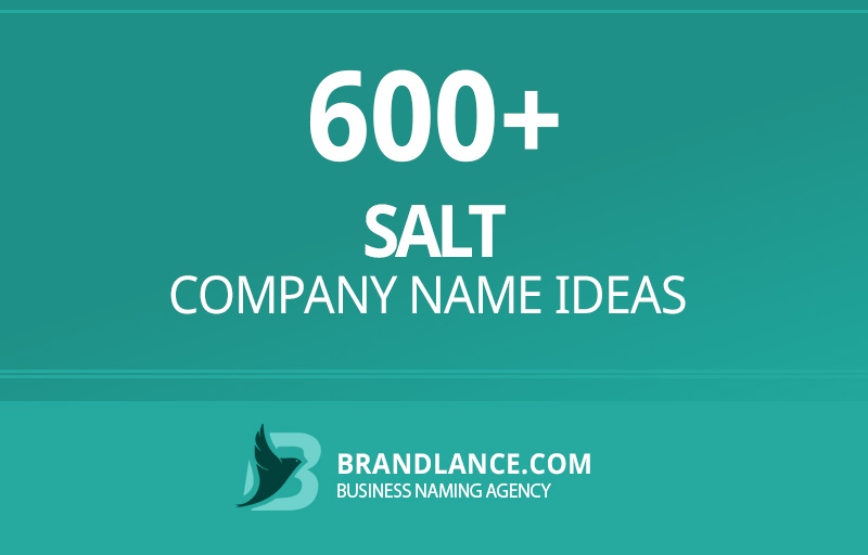 Salt company name ideas for your new business venture