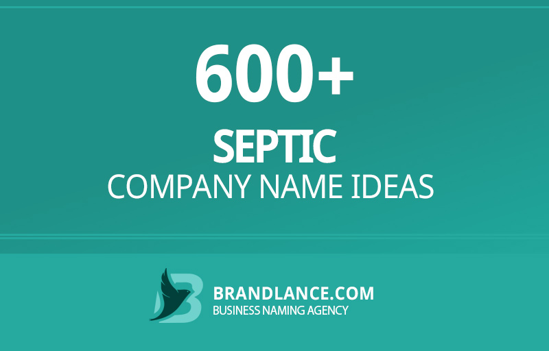 Septic company name ideas for your new business venture