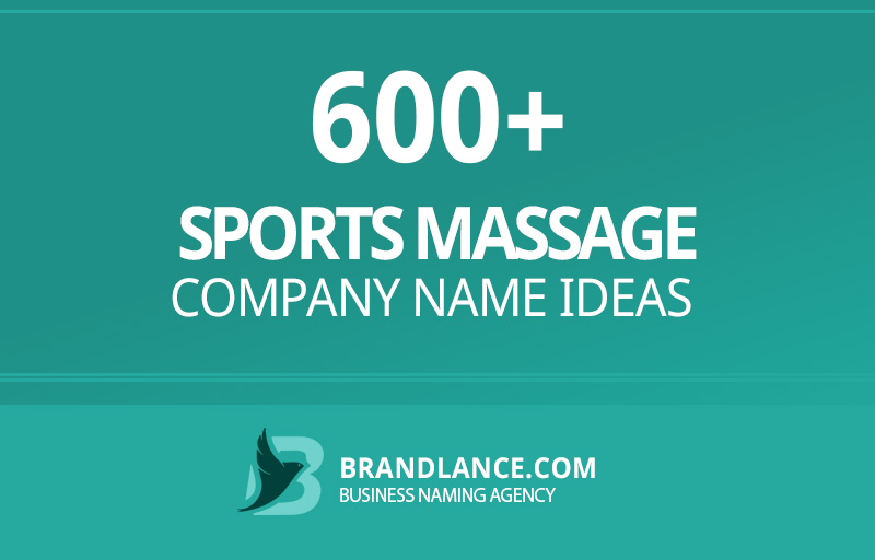 Sports massage company name ideas for your new business venture