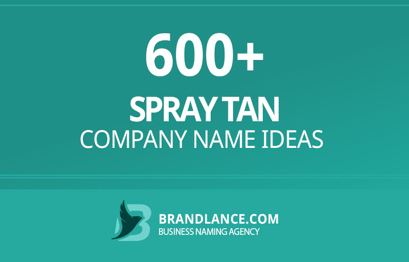 Spray tan company name ideas for your new business venture