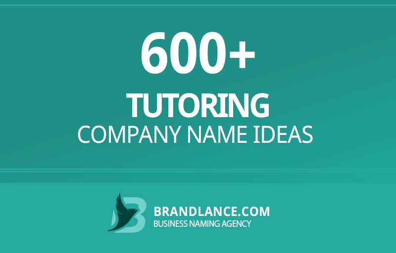 Tutoring company name ideas for your new business venture